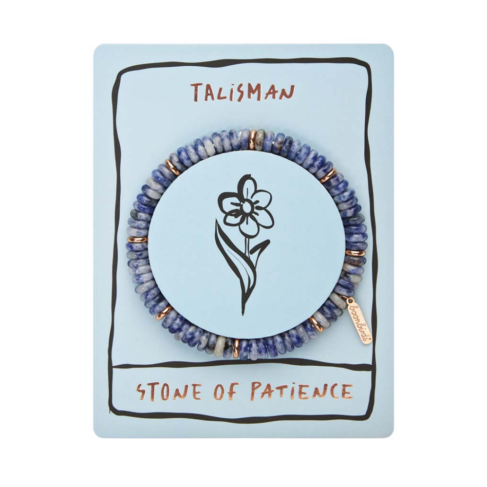 Dumortierit Talisman-Armband I Geduld