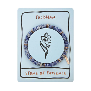 Dumortierit Talisman-Armband I Geduld