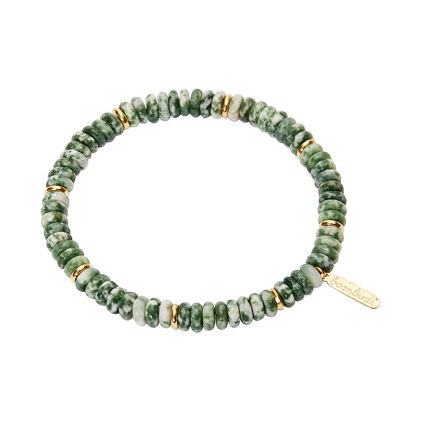 Grüner Jaspis Talisman-Armband I Glück